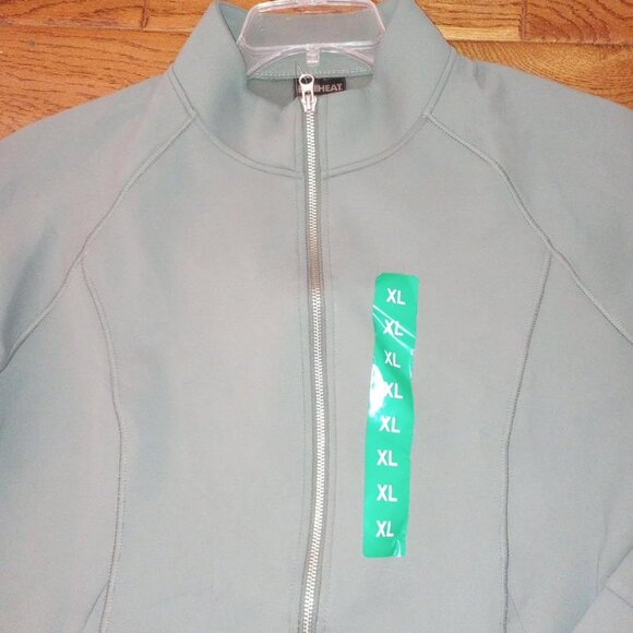 32 Degrees Heat Women's Size XL Gray Athletic Jacket Sweatshirt NWT - Picture 3 of 4